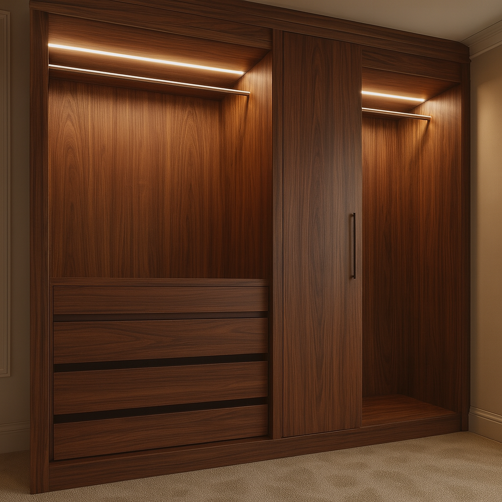 Tablero MDF acabado Nature Kenya Caoba