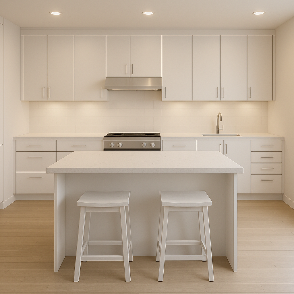 Tablero  de MDF acabado Liso Blanco