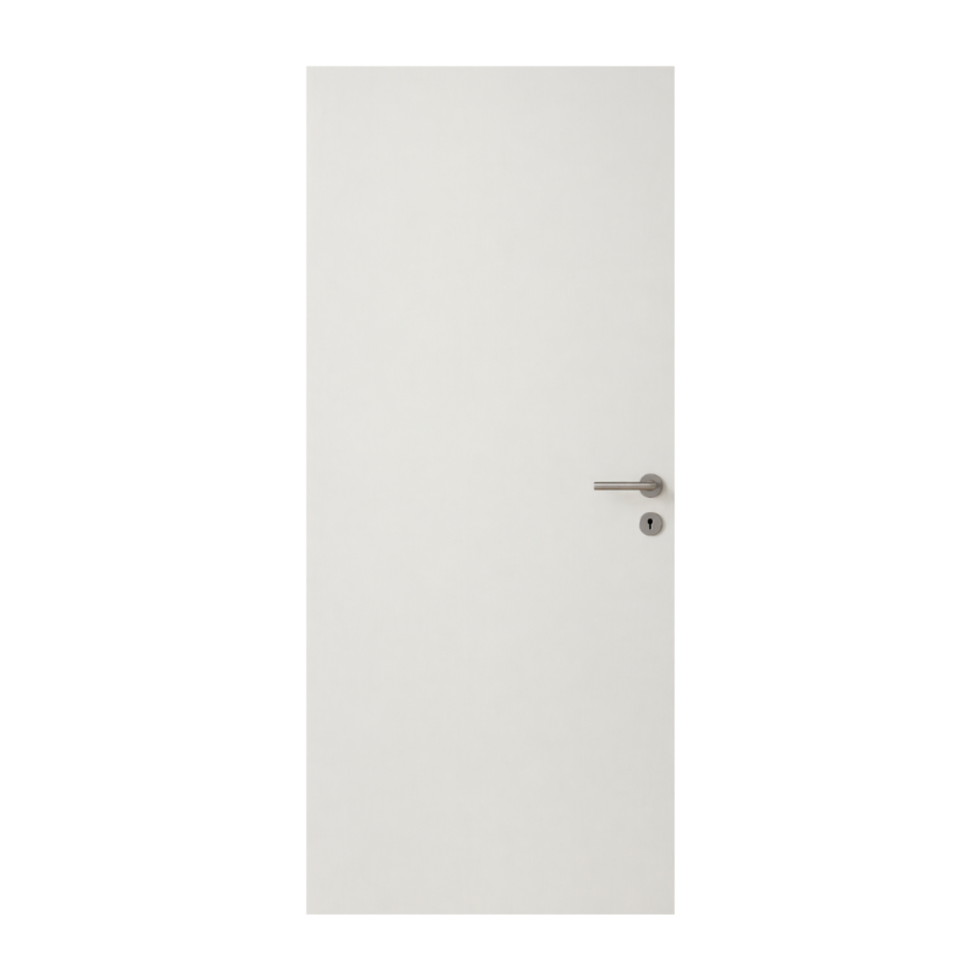 Puerta de MDF de Interior Acabado -  Liso Blanco